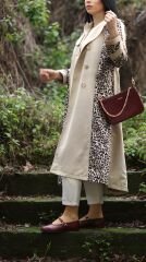 LEOPAR GARNİLİ TRENÇ