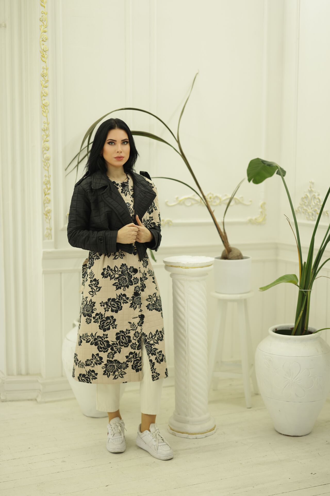 DESENLİ KAPİTONE CEKET-YELEK TAKIM
