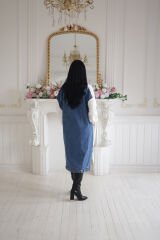 3 İPLİK ŞARDONLU OVERSİZE ELBİSE, TUNİK