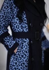 LEOPAR GARNİLİ TRENÇ